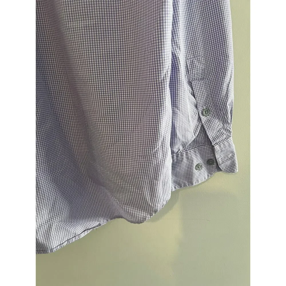 Alfani fitted performance men’s casual button-down dress shirt purple 15.5 34 35